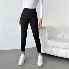 Shein Hosen & Shorts Shein Solid Cropped Skinny Jeans