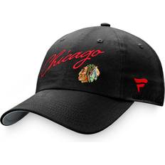 Fanatics Branded Women's Black Chicago Blackhawks True Classic Retro Script Adjustable Hat