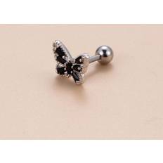 Smycken Shein 1pc Fashion Stainless Steel Butterfly Decor Stud Earring For Women For Daily Life