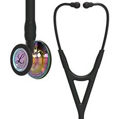 Stéthoscopes 3M Littmann 3M Littmann Cardiology IV Diagnostic Stethoscope, High Polish Rainbow-Finish Chestpiece, Black Tube, Smoke Stem and Smoke Headset, 27 inch, 6240