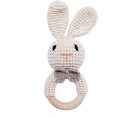 Shein Baby Rabbit Decor Wooden Teether For Daily Life