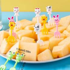 Säker för ugnar Bestick Shein 10pcs/set ABS dinner Bordsgaffel