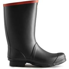 Herr - Snörning Gummistövlar Hunter Argyll Short Knee - Black