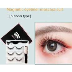 Shein Magnetic Eyelashes Natural Look, 5d Magnetic Eyelashes Lengthening Style, 1pc, Natural Looking, Easy To Wear, Multiple Length Options, Suitable For