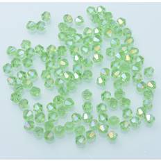 Green DIY Shein 120pcs/pack 0.4mm Glass Beads With Cut Surface For Diy Jewelry Making