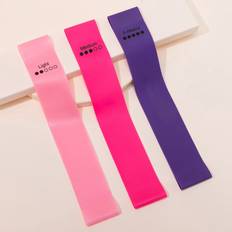 Shein 3pcs Rubber Resistance Band Set