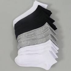 Shein Multifärgade Underkläder Shein 10pairs Women's Short Socks, Breathable, Sweat Absorbent, Antibacterial, Mid-calf Length