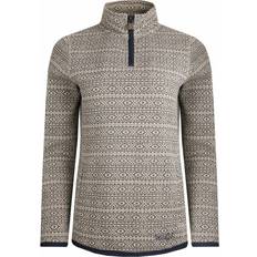 Weird Fish Jumpers Weird Fish Isobel 1/4 Zip Recycled Soft Knit Ecru