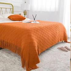Orange Filtar Shein 1pc Knitted Filt Orange