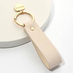 Beige Nyckelringar Shein 1pc Women Heart Charm Casual Keychain