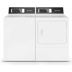 Washer Dryers - White Washing Machines Speed Queen Top Load Set TRWADREWE7300