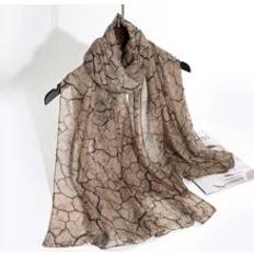 Shein Multifärgade Accessoarer Shein 1pc Ladies Printed Woven Linen Scarf, Style, Perfect For Daily Wear