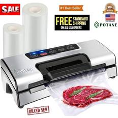 Selladores al vacío VEVOR Vacuum Sealer Machine 95Kpa 350W Dual Pump and Dual Sealing