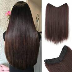 Black Clip-On Extensions Shein Dark Brown Clip In Hair Extensions 16-28 Inch
