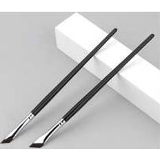 Makeup Shein 2Pcs Eyebrow Brush Eyeshadow Brush Cosmetic Brush Makeup Tools