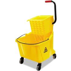 Set canne e mulinelli Boardwalk pro-pac side-squeeze wringer/bucket combo 8.75gal yellow 2635comboyel