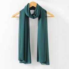 Turquoise - Women Scarfs Shein 1pc Women Solid Casual Scarf For Daily Decoration
