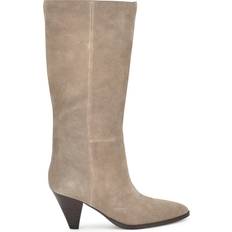 Nine West Slip-On High Boots Nine West Ceynote Heeled Boots Natural