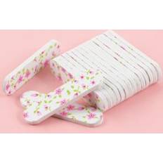 Pink Nail Tools Shein Nail Files Sanding Mini Small Colorful Flower Pink
