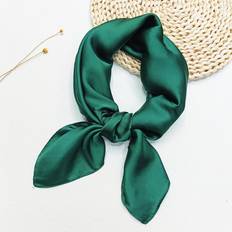 Chiffong Accessoarer Shein 1pc Ladies' Silky Chiffon 70*70cm Square Scarf Headscarf For Daily Use