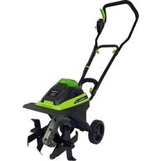 Battery Cultivators Earthwise 11-Inch 40-Volt Lithium-Ion Cordless Electric Tiller/Cultivator