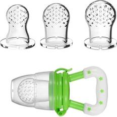Smaktestare Shein 4pcs Fruit Supplement Feeder, Silicone Mesh Bag Infant Vegetable & Fruit Feeding Tool, Baby Food Feeder, Fruit Supplement Device, Nutrition Feeding De