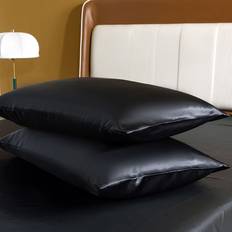 Svarta Örngott Shein 1pc Minimalist Örngott Svart