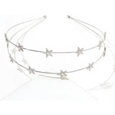 Silver Headbands Shein Double Layer Star Headband For Women
