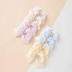 Multicolour Hair Clips Shein 8pcs Macaron Color Adorable Pearl Rhinestone Hair Clips