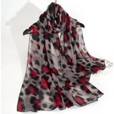Shein Multifärgade Accessoarer Shein 1pc Women's Printed Woven And Linen Scarf In Style, Suitable For Daily Wear