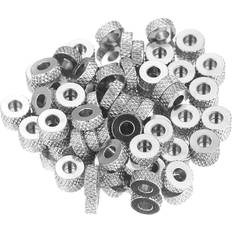 DIY on sale Shein Stainless Steel Linear Textured Flat Spacer Beads 20pcs