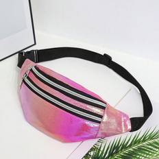 Children Bum Bags Shein Fashionable Unisex Solid Color Waist Bag - Bright