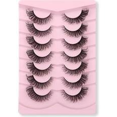 Shein Separated False Eyelashes, 7 pairs about 15mm sway and elegant 3D eyelashes