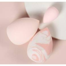 Makeup Shein 2 Pcs Makeup Sponge&1 Pc Mini Makeup Sponge Set Foundation Blending Beauty Sponge, Flawless for Liquid, Cream, and Powder, Multi-colored Makeup Sponge