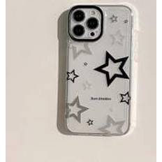 Shein Star Pattern Phone Case Compatible With iPhone 15/15plus/15Pro/15Promax