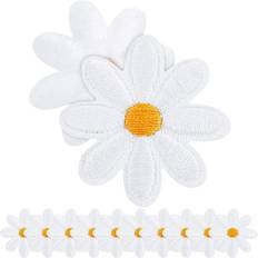Shein 10pcs Flower Design Iron-On Daisy Patch