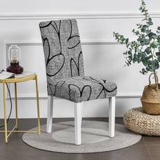 Loose Chair Covers Shein Floral Pattern Minimalist 1 4 6pcs Loose Chair Cover