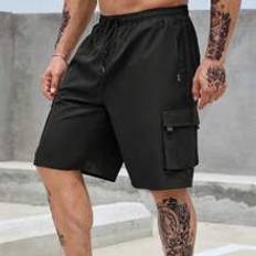 Shein Men Shorts Shein Men Flap Pocket Side Drawstring Waist Cargo Shorts