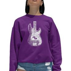 Short Sleeves - Women Sweaters LA Pop Art Women Word Art Crewneck Sweatshirt Dachshund