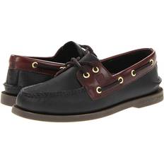 Black - Men Boat Shoes Sperry Authentic Original Eye Black