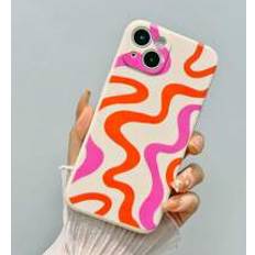 Iphone 15promax Shein Striped Anti-fall Phone Case Compatible With iPhone 15/15Pro/15Plus/15Promax