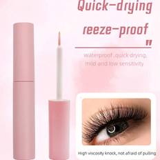 Veganska Lösögonfranslim Shein 1 Pcs 5ML Eyelash Glue Makeup DIY Faux Mink Eyelashes Adhesive Quick Waterproof Long-lasting Lashes Adhesive False Eyelashes Glues Makeup and Beauty A