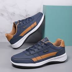 Shein Men Letter Graphic Lace-up Front Running Shoes Fashion Lightweight Comfortable Shoes Outdoor Casual Shoes, Men's Sneakers