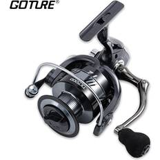 Shein 1pc TX2000-7000 Spinning Reel High-Strength Nylon Frame with EVA gourd grip, 12 Bearings 5.2:1 Gear Ratio 6/8KG Max Drag, Switchable for Left and Righ