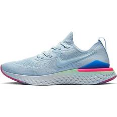 Nike Air Max 270 Running Shoes Nike Epic React Flyknit 2 '8-Bit' - White/Blue/Pink