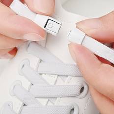 Shoe Laces on sale Shein Elastic No Tie Shoe Laces With Locking Toggle