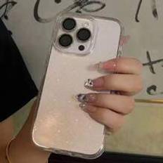 Shein Glitter Phone Case Compatible With Apple iPhone 15/15Plus/15Pro/15Promax