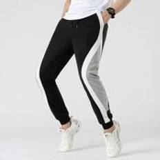 Multicolored Pants Shein Manfinity Men Colourblock Drawstring Waist Joggers