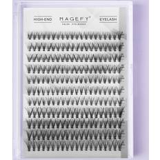 Makeup Shein Cluster Lashes DIY Eyelash Extensions 9/10/11/12/13mm Mixed Length Natural Black D Curl Spiky Wispy Manga False Eyelashes