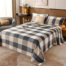 Boligtekstiler Shein Plaid Pattern Blanket Soft Warm Blankets Multicolour